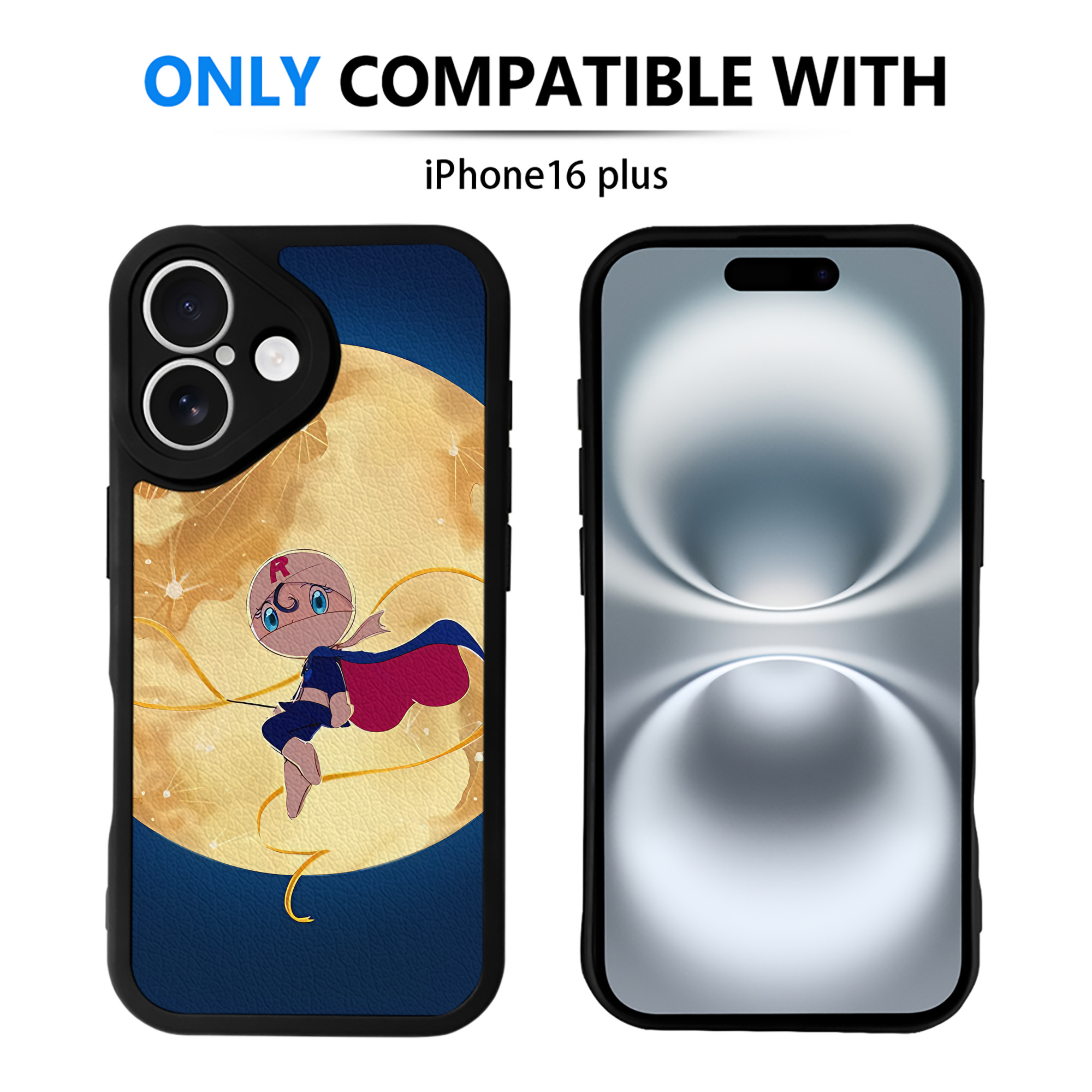 （画像用） アンパンマン Anpanman 【iPhone 16シリーズ対応】シリコンスマホケース（レザー調） 材質：シリコン